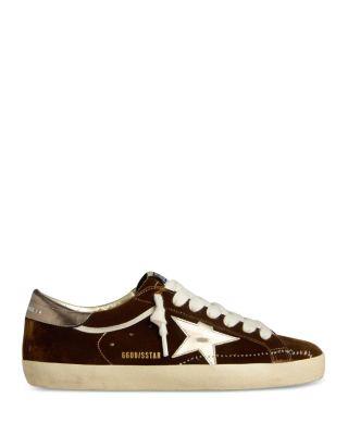 Women's Super Star Velvet Up Low Top Sneakers by GOLDEN GOOSE