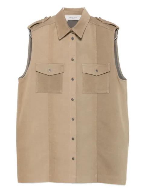 button-fastening gilet by GOLDEN GOOSE
