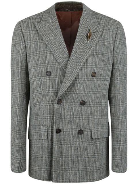 checked blazer by GOLDEN GOOSE
