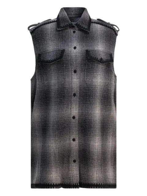 checked mini dress by GOLDEN GOOSE