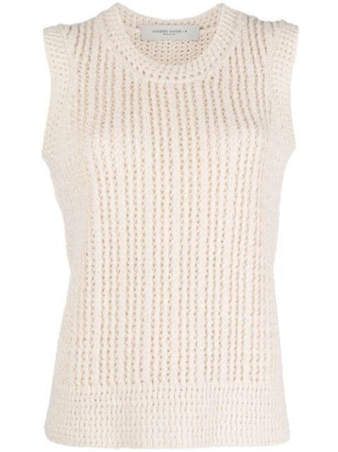 chunky knit vest by GOLDEN GOOSE