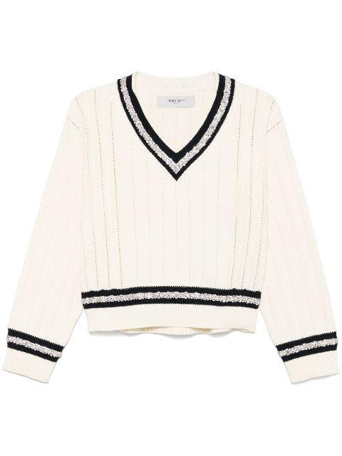 crystal-embellished sweater by GOLDEN GOOSE