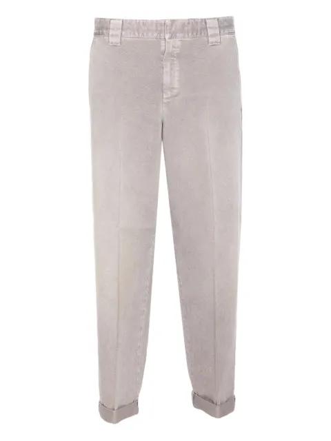 cuffed cotton trousers by GOLDEN GOOSE