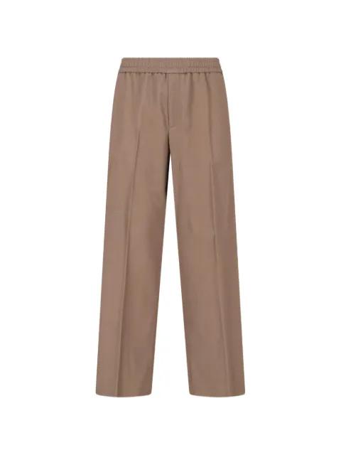 elastic-waist star-appliqué trousers by GOLDEN GOOSE
