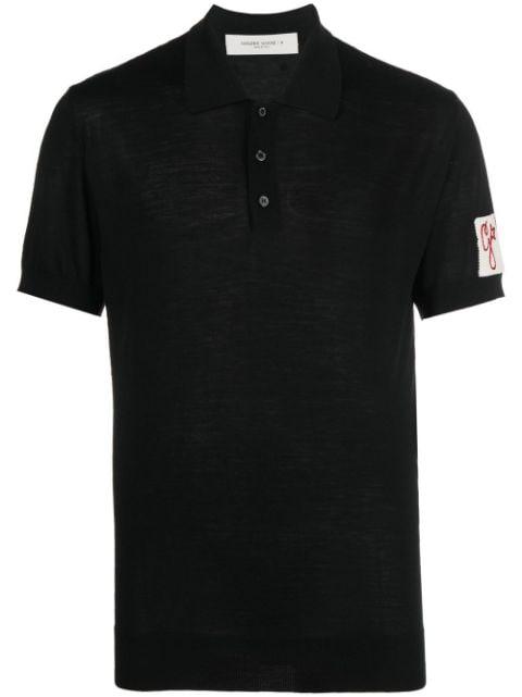 fine-knit polo shirt by GOLDEN GOOSE