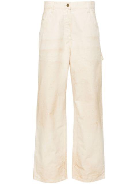 high-waist wide-leg trousers by GOLDEN GOOSE