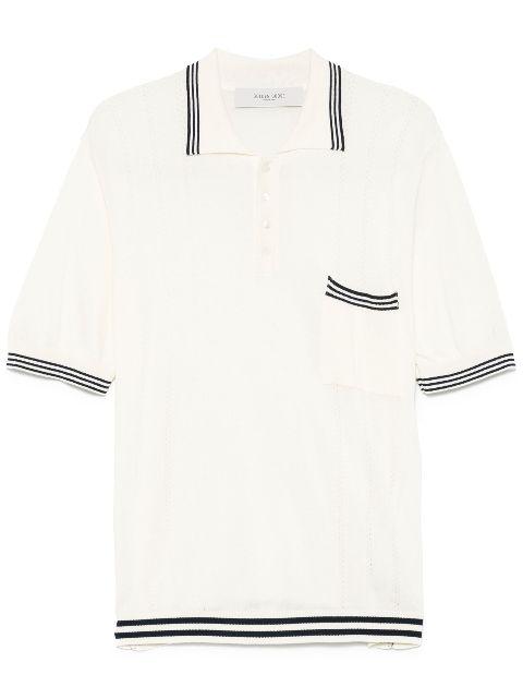 knitted polo shirt by GOLDEN GOOSE