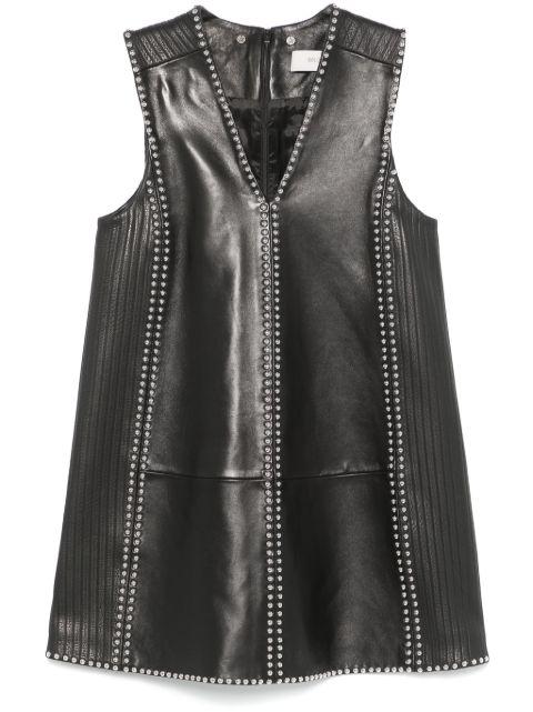 leather mini dress by GOLDEN GOOSE