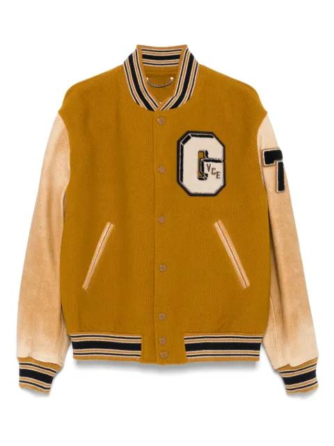 leather-sleeved jacket by GOLDEN GOOSE