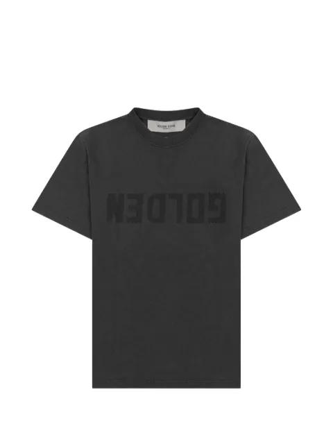 logo-patch T-shirt by GOLDEN GOOSE