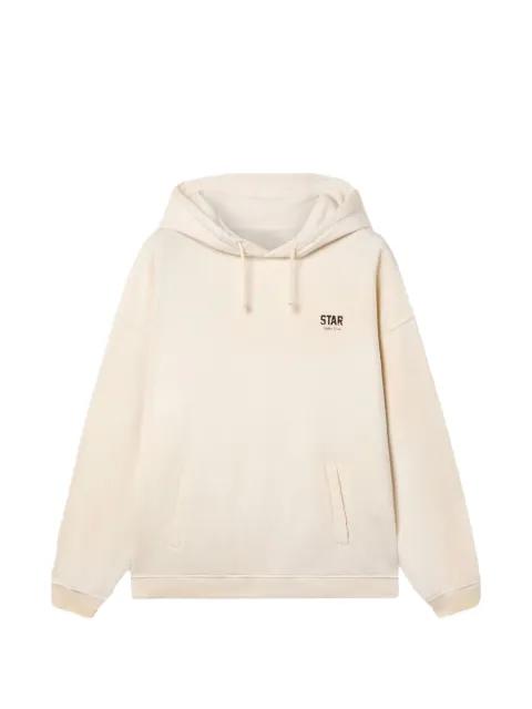 logo-print hoodie by GOLDEN GOOSE