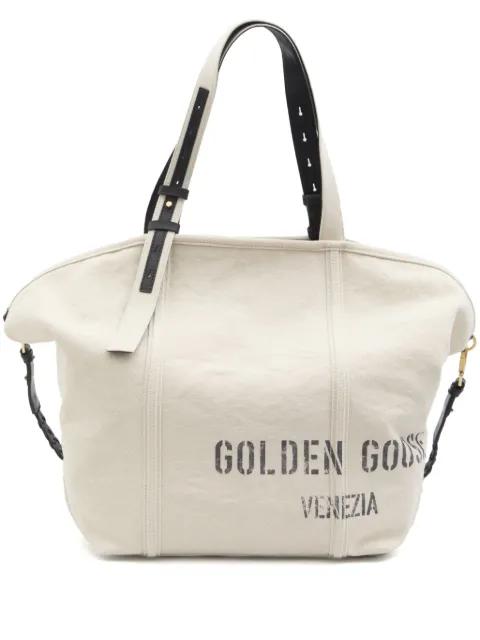 logo shopping bag by GOLDEN GOOSE
