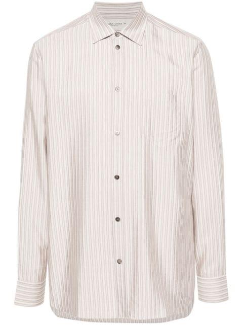 long-sleeve striped shirt by GOLDEN GOOSE