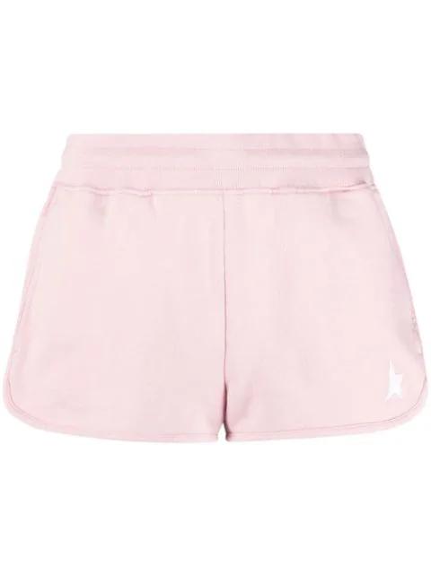 motif-print track shorts by GOLDEN GOOSE