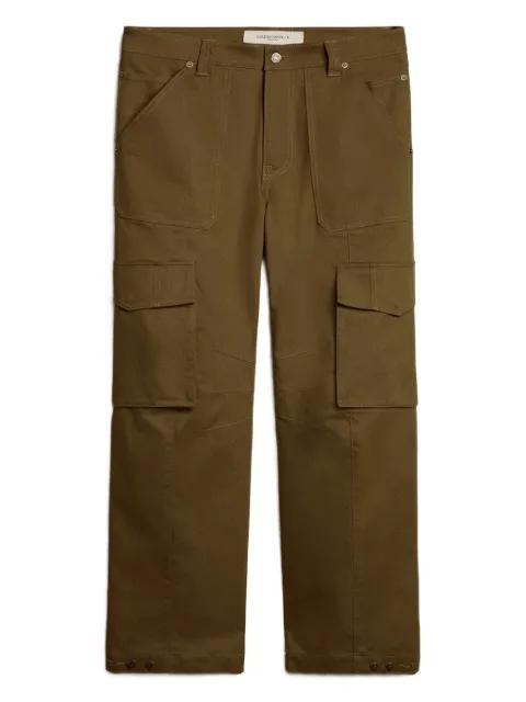 olive green cargo pants by GOLDEN GOOSE