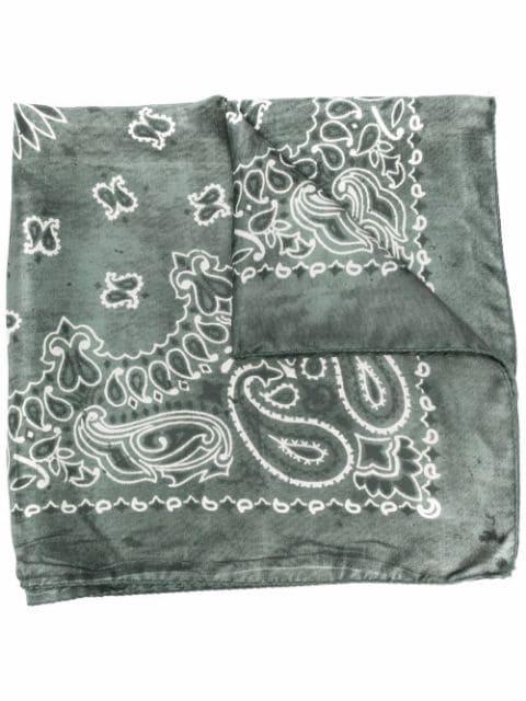 paisley-pattern silk scarf by GOLDEN GOOSE