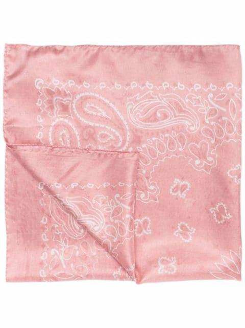 paisley-print silk scarf by GOLDEN GOOSE