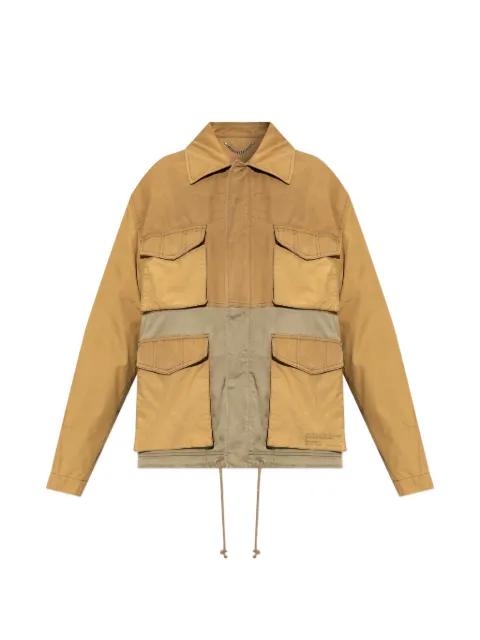 panelled flap-pocket jacket by GOLDEN GOOSE