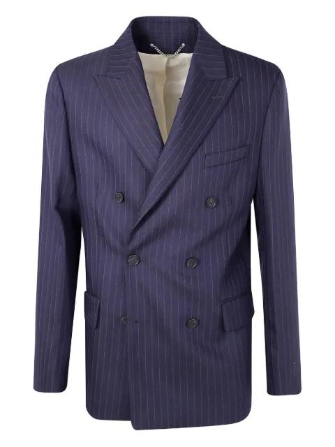 pinstripe double-breasted jacket by GOLDEN GOOSE