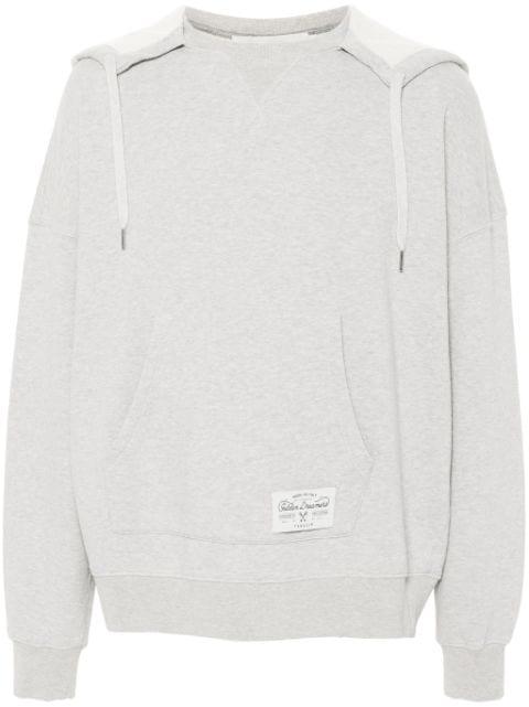 printed cotton hoodie by GOLDEN GOOSE