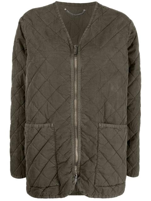 quilted zip-up jacket by GOLDEN GOOSE