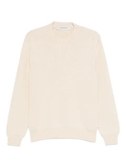 ribbed crew-neck sweater by GOLDEN GOOSE