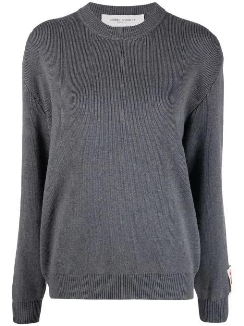 round-neck sweater by GOLDEN GOOSE