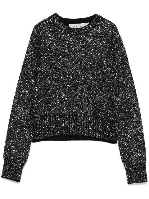 sequinned sweater by GOLDEN GOOSE