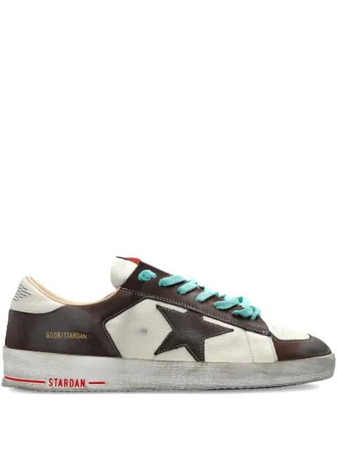 star-detail leather sneakers by GOLDEN GOOSE