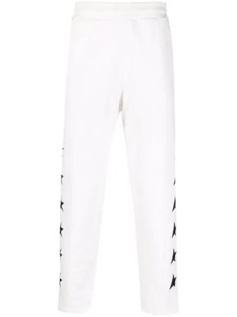 star print track pants by GOLDEN GOOSE