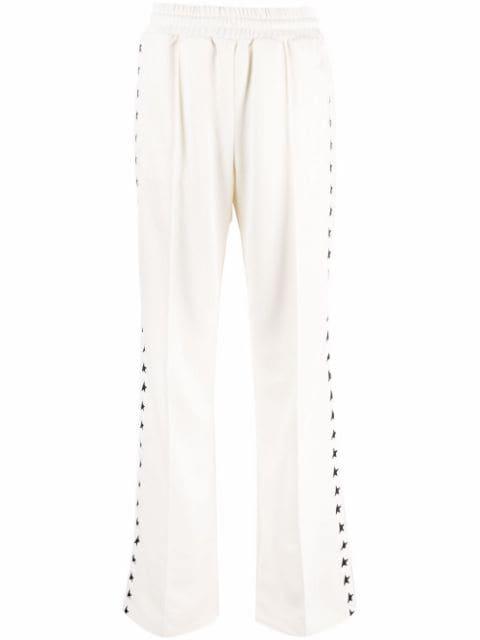 star-print track pants by GOLDEN GOOSE