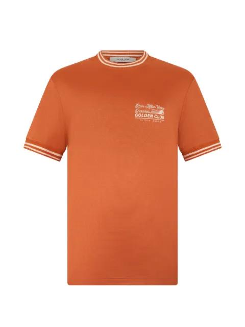 striped trim T-shirt by GOLDEN GOOSE