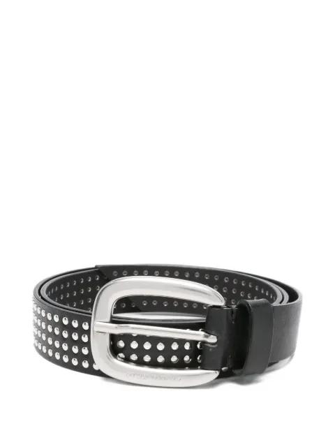 studded leather belt by GOLDEN GOOSE