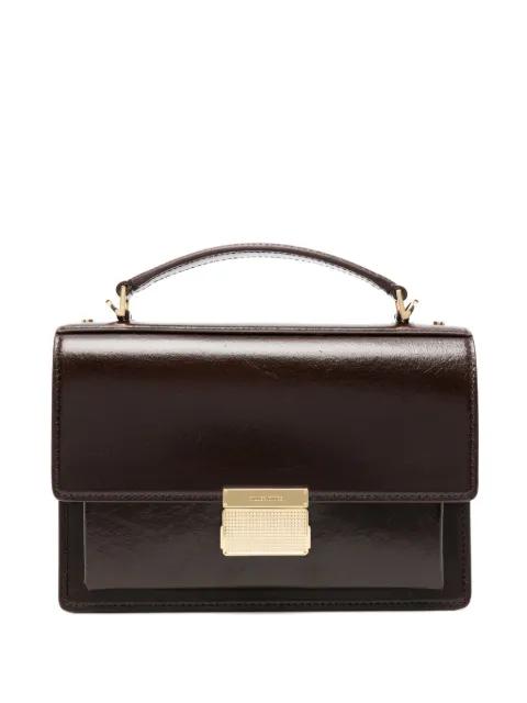 top-handle leather tote bag by GOLDEN GOOSE