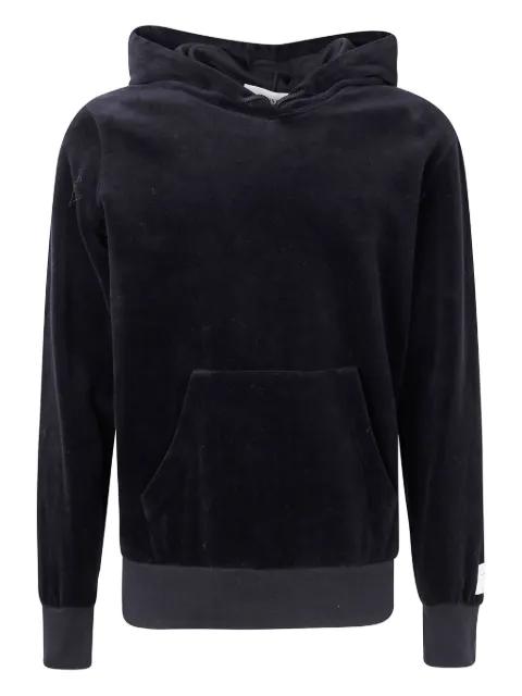 velvet-texture hoodie by GOLDEN GOOSE