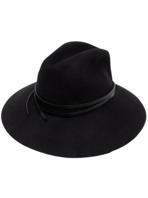 wide-brim fedora hat by GOLDEN GOOSE