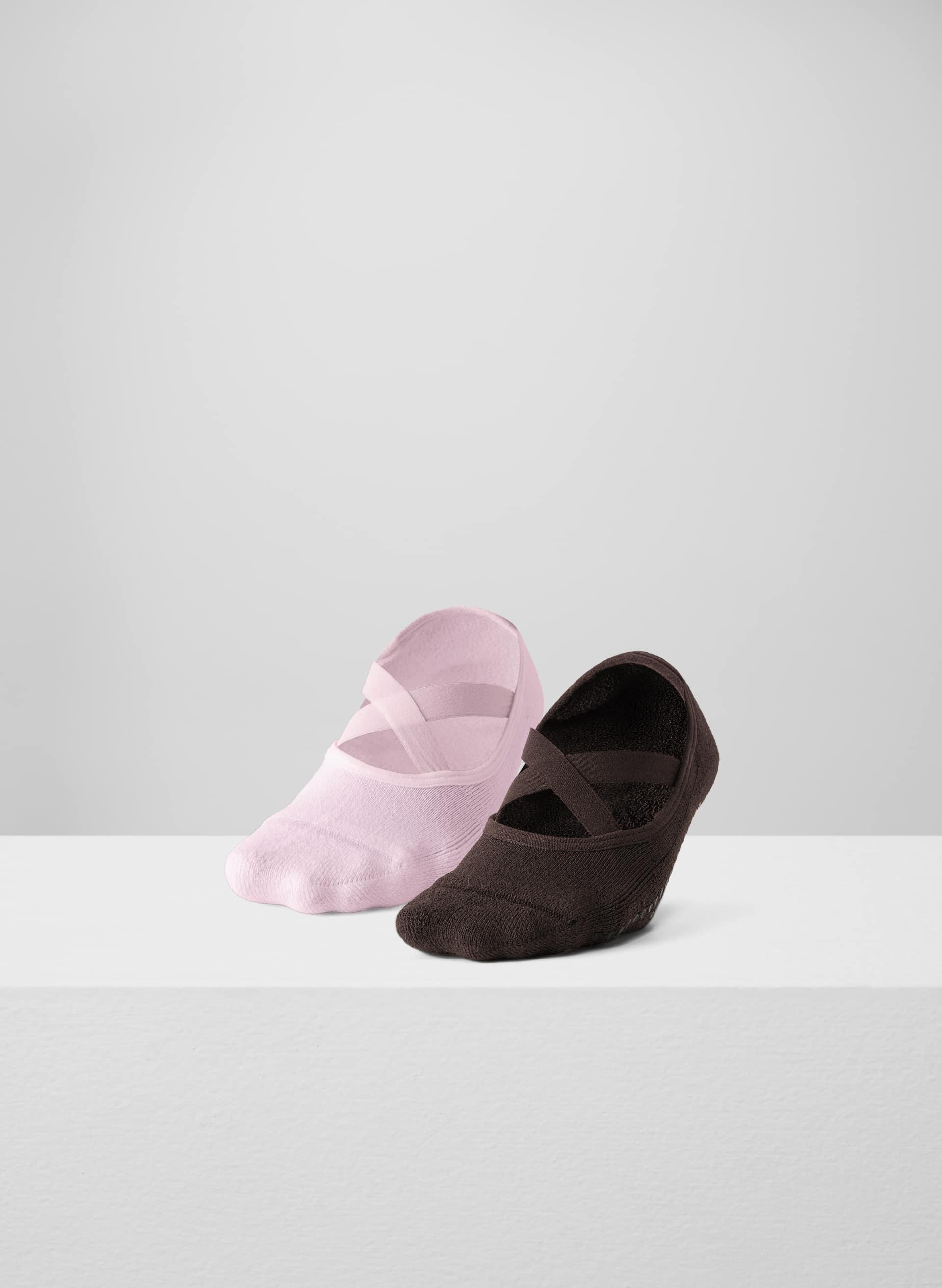 STABILITY GRIP NO-SHOW SOCK 2-PACK by GOLDEN