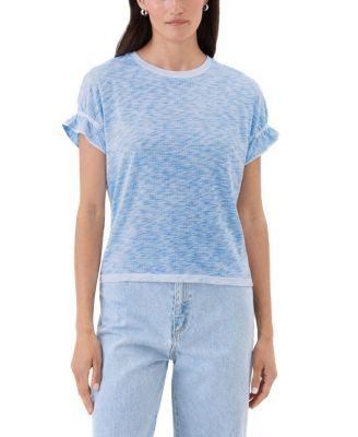 Coastal Sunwash Puff & Ruffle Sleeve Top by GOLDIE LEWINTER