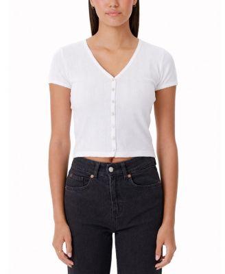 Pointelle Ellie Cropped Cardigan by GOLDIE LEWINTER