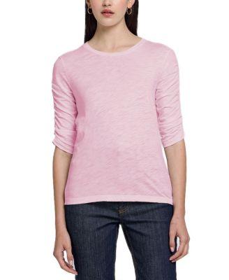 Ruched Half Sleeve Tee by GOLDIE LEWINTER