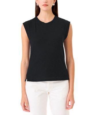 Signature Slub Cap Sleeve Tee by GOLDIE LEWINTER