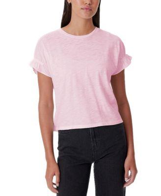 Signature Slub Puff & Ruffle Sleeve Top by GOLDIE LEWINTER