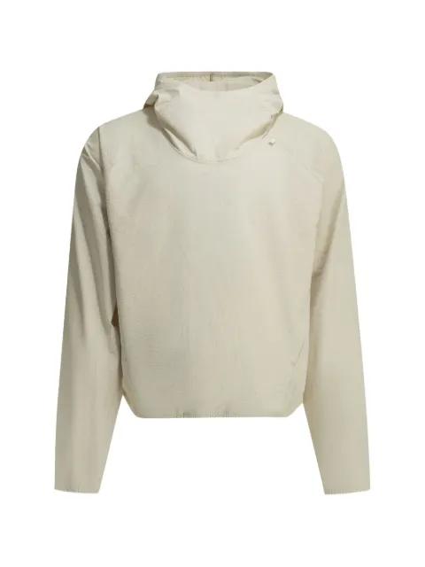 0 Screen textured hoodied windbreaker by GOLDWIN