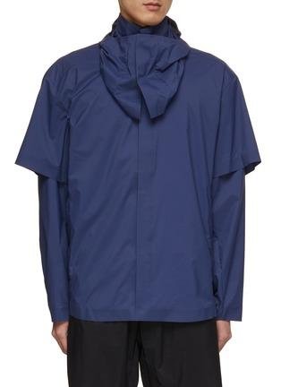 Detachable Sleeve Snap Wind Shirt by GOLDWIN