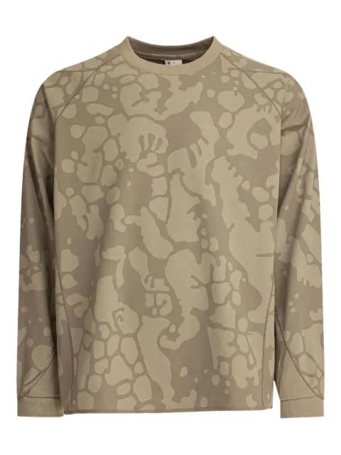 abstract-print crew-neck sweatshirt by GOLDWIN