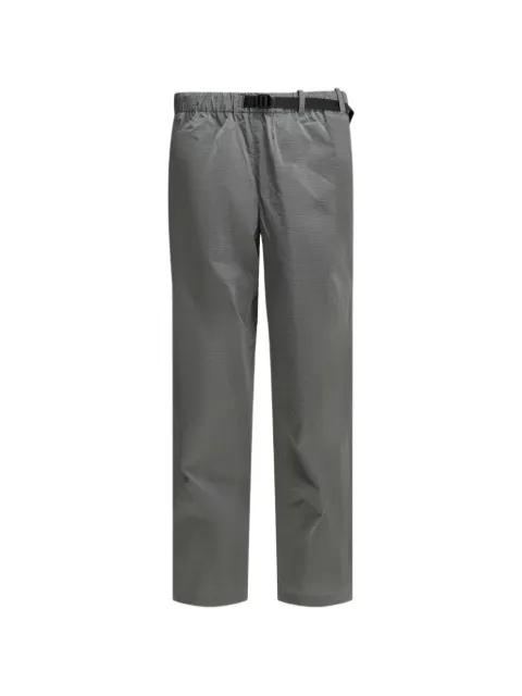 grid-pattern belted trousers by GOLDWIN