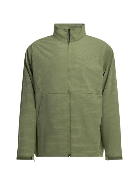 grid-pattern high-neck windbreaker by GOLDWIN