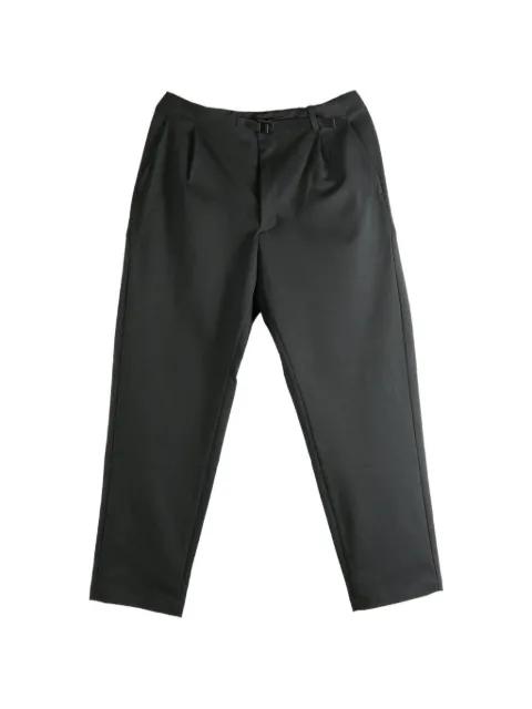 pleated belted trousers by GOLDWIN