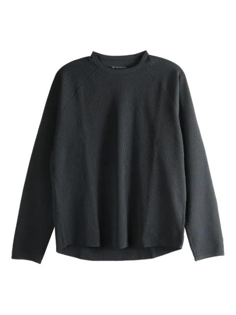 textured long-sleeve T-shirt by GOLDWIN