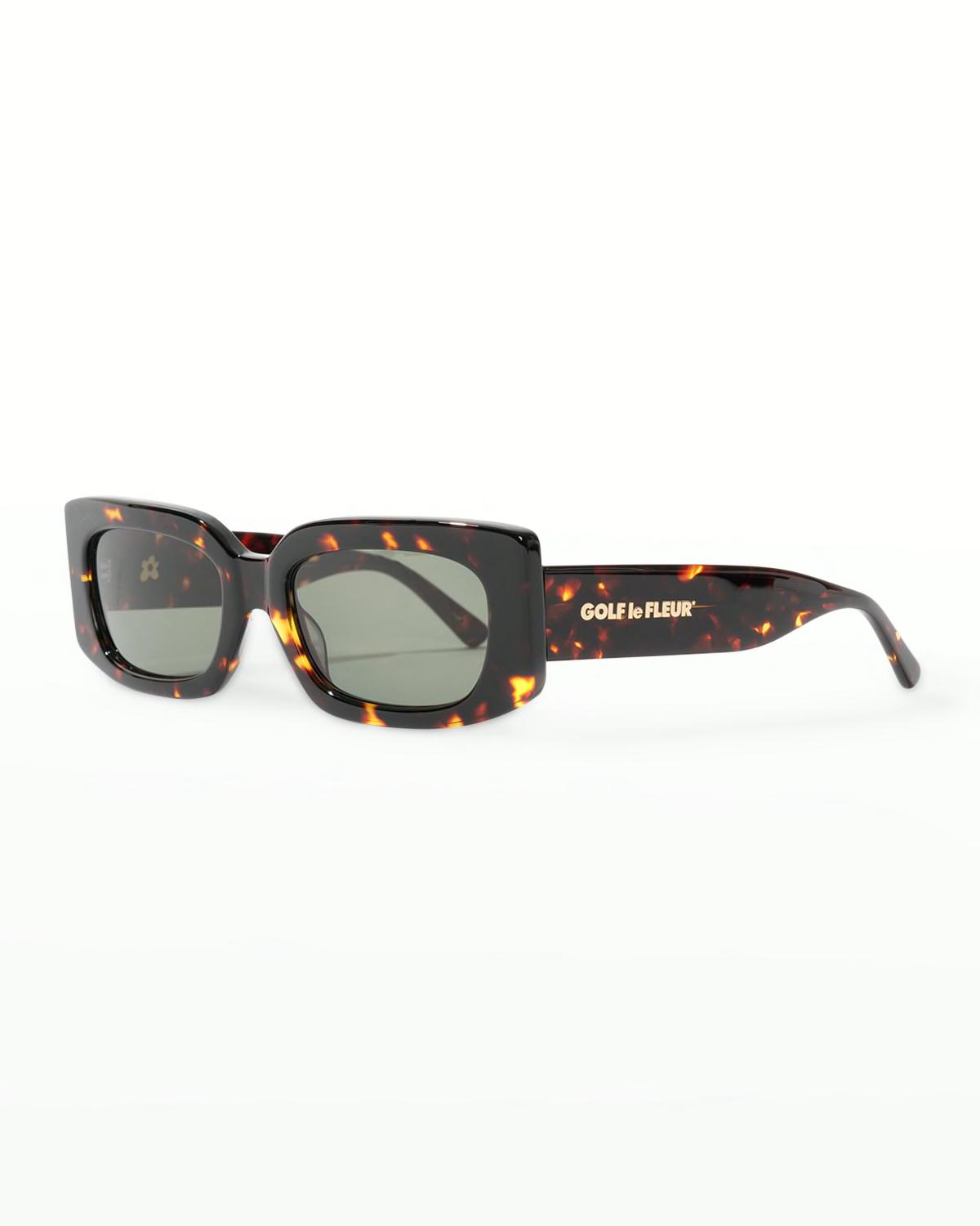 Sunseeker Rectangle Acetate Sunglasses by GOLF LE FLEUR*